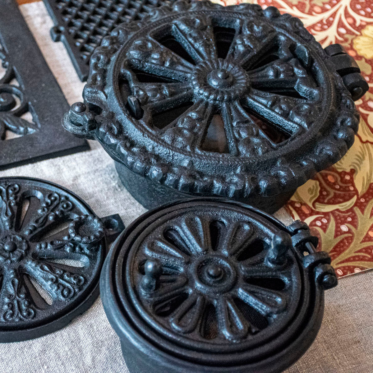 Rosetventil med spindel 145 mm ornamenteret