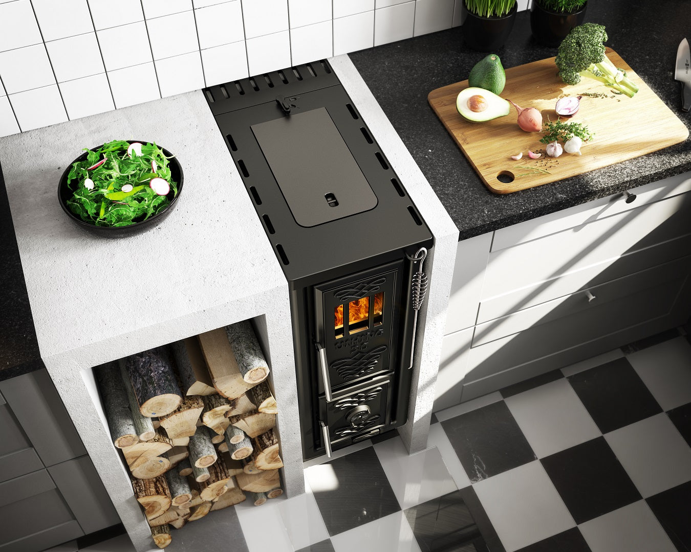 Brændeovn Viking 30