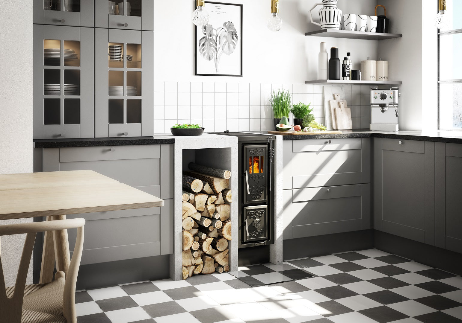 Brændeovn Viking 30