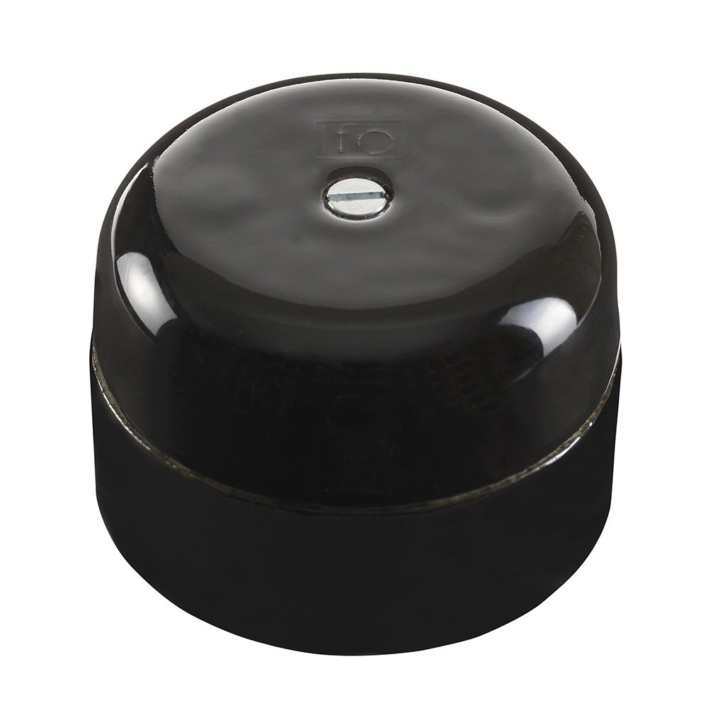 Samledåse Rund Mindre Sort