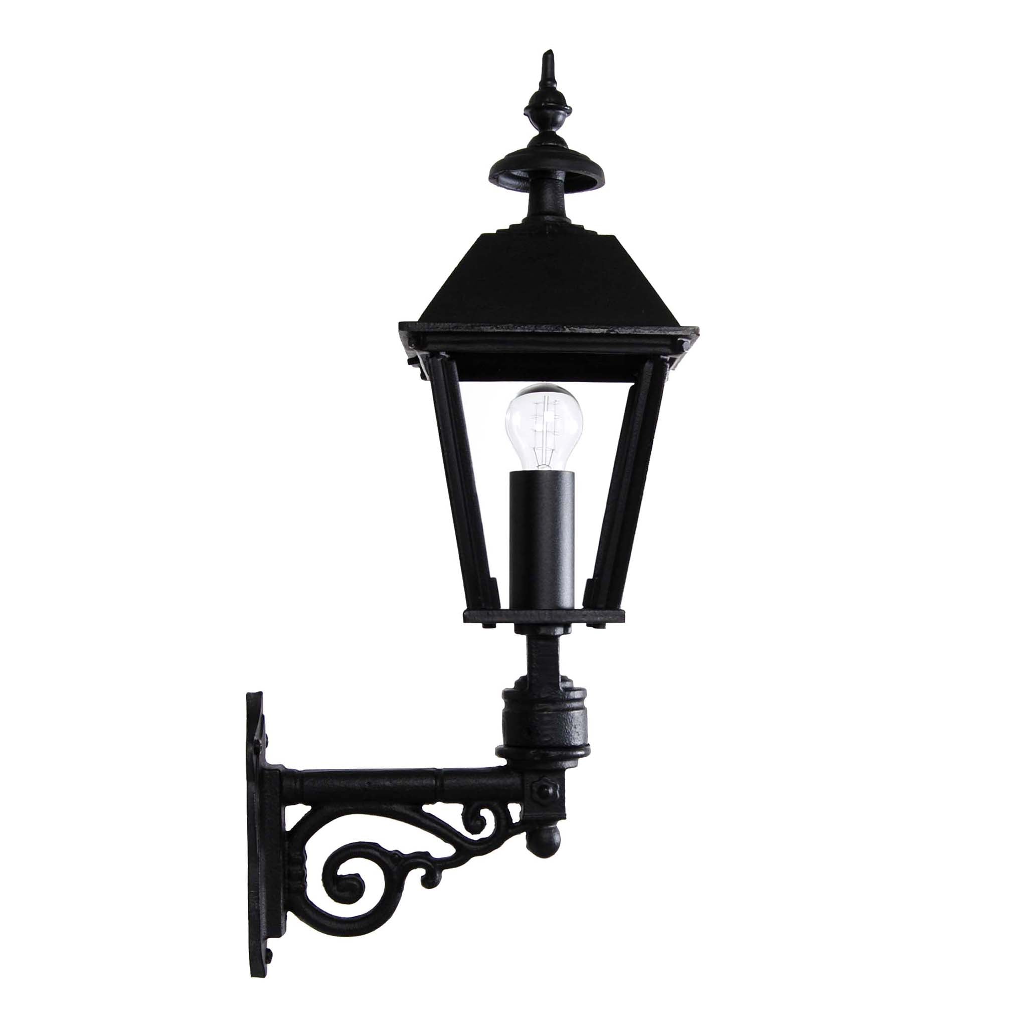 Lanternehus 4-sidet vægbeslag ornamenteret