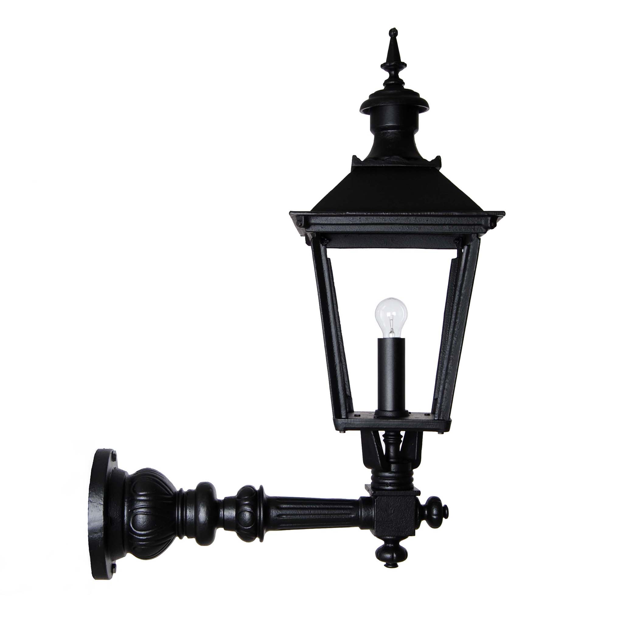 Lanternehus 4-sidet stort lige beslag