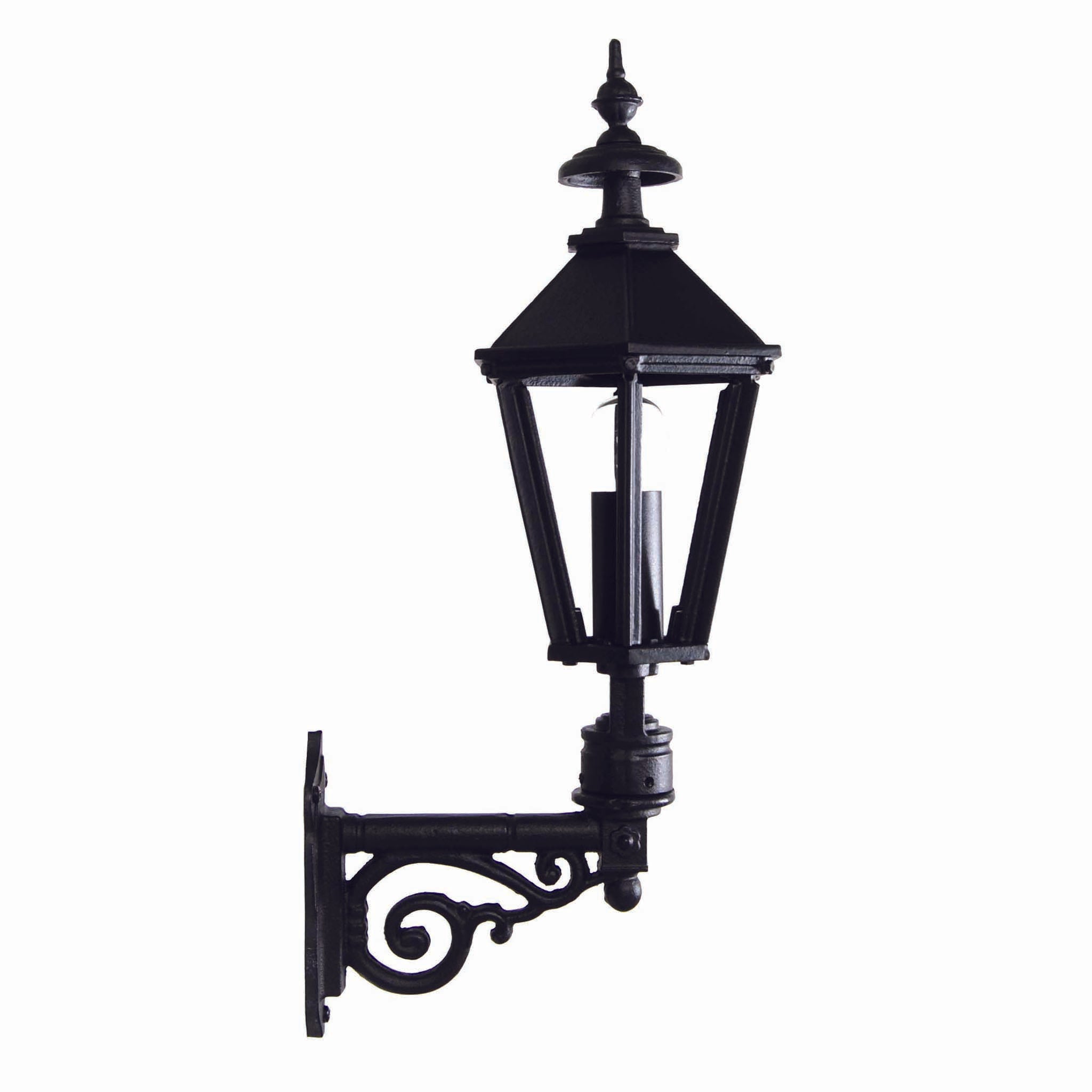 6-kantigt lykthus ornament litet med rakt fäste