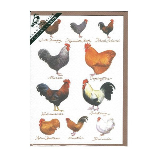 Dobbelt påskekort med kuvert