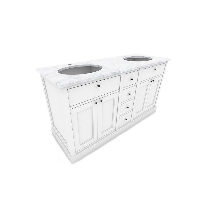 Dobbeltkommode Agnes Antikhvid