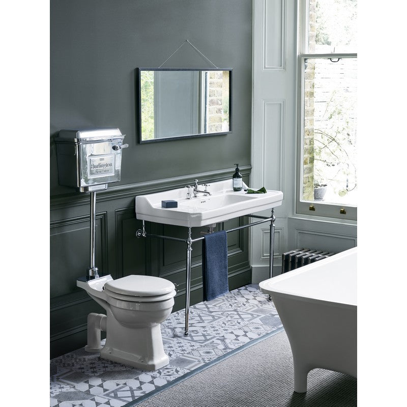 Burlington Edwardian Håndvask 120 cm Kromstativ