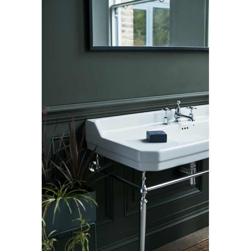 Burlington Edwardian Håndvask 120 cm Kromstativ