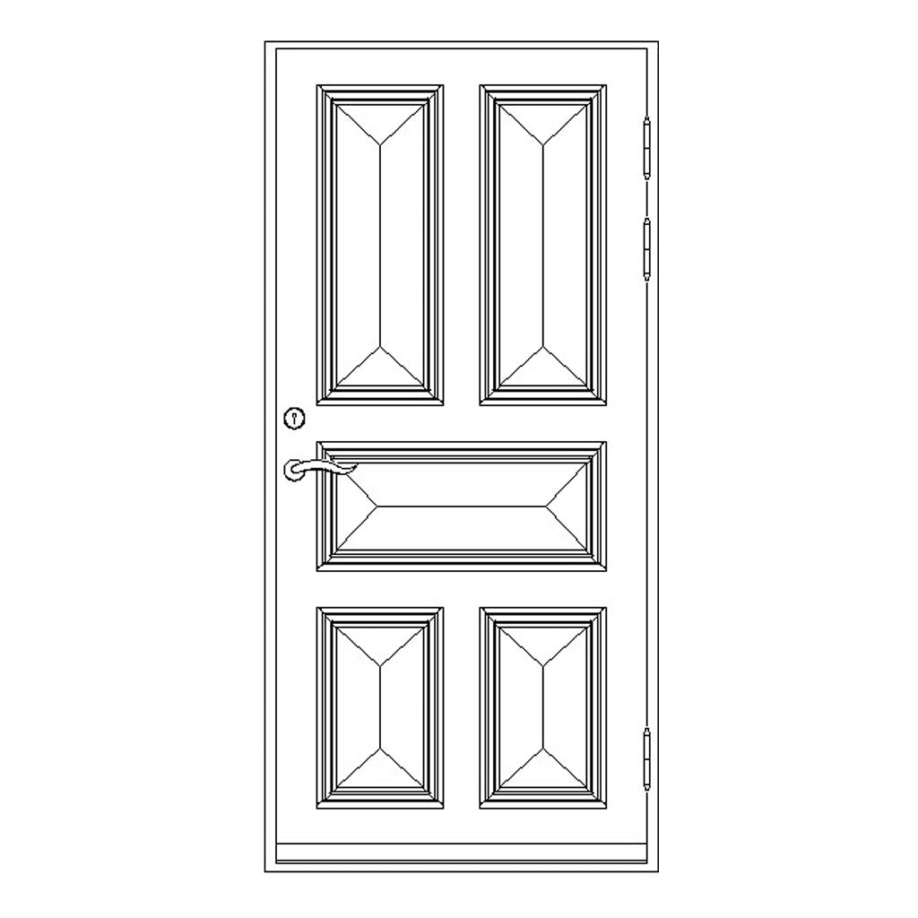 Måttanpassad Brantevik enkeldörr