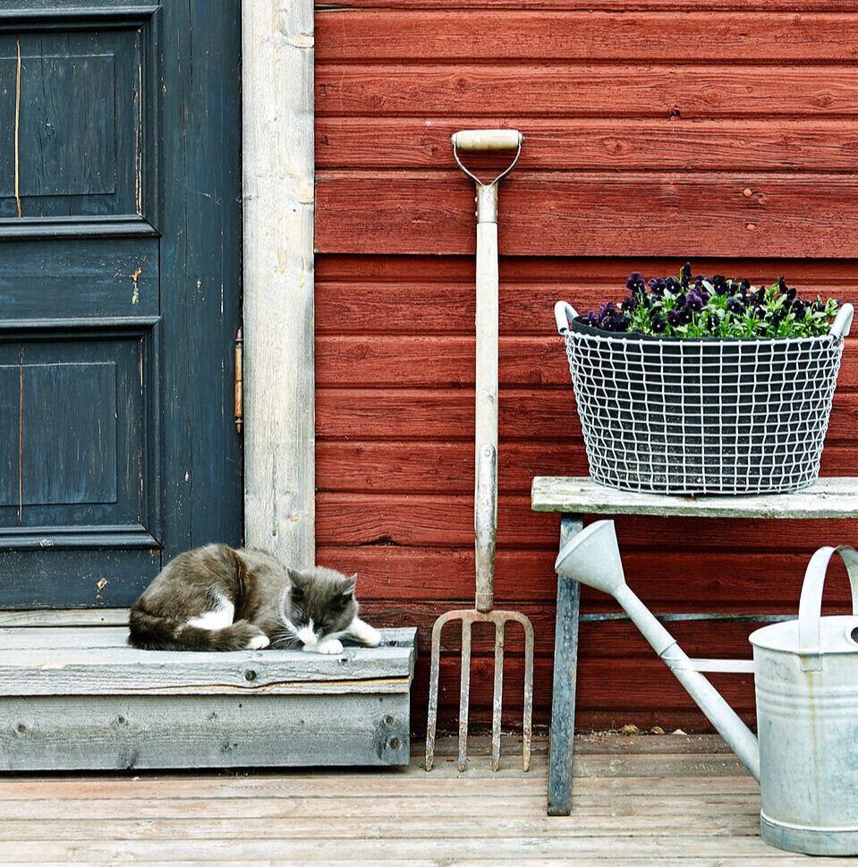 Trådkurv Korbo Classic 35L - Galvaniseret