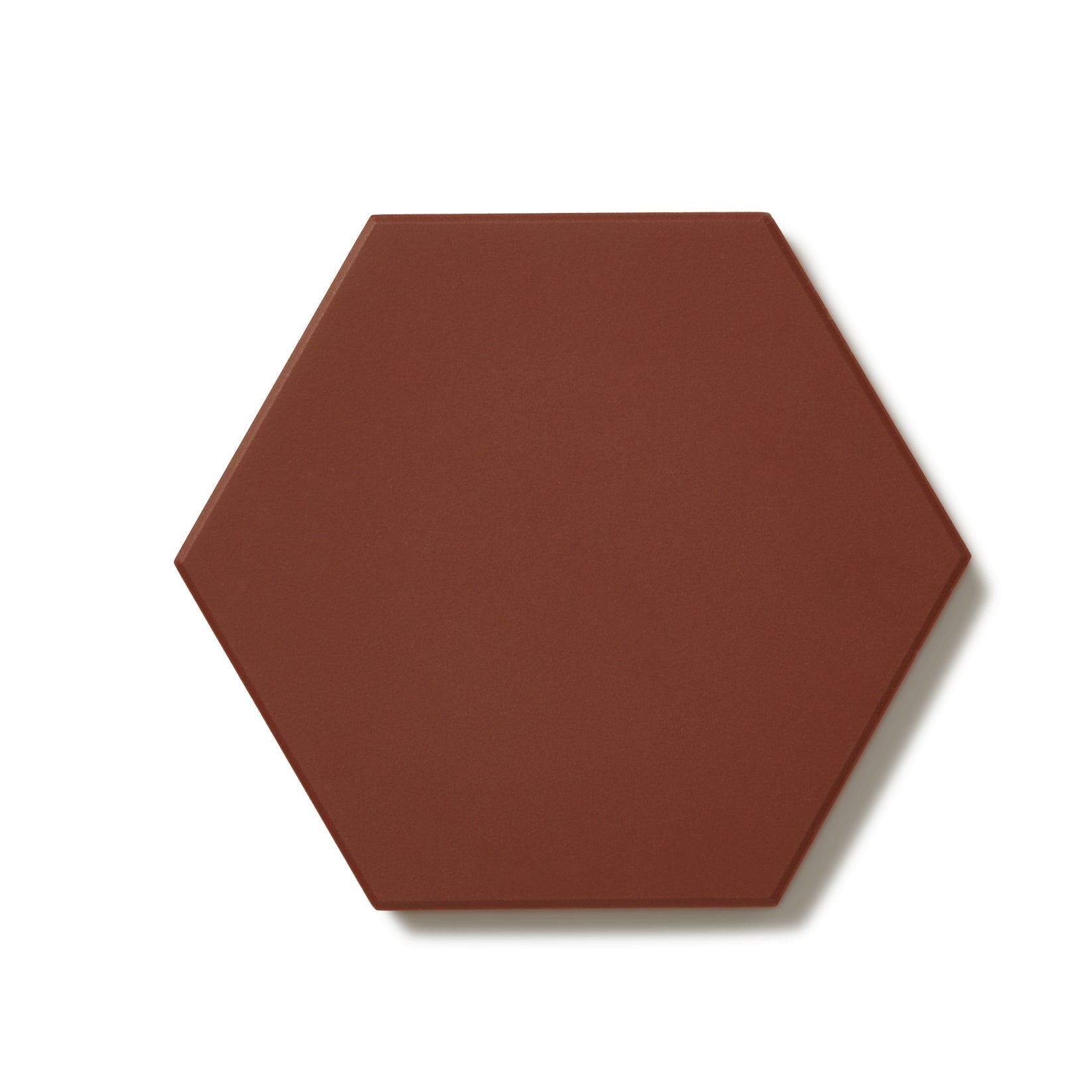 Klinkerplatta i hexagon från Victorian Floor tiles i färgen rust
