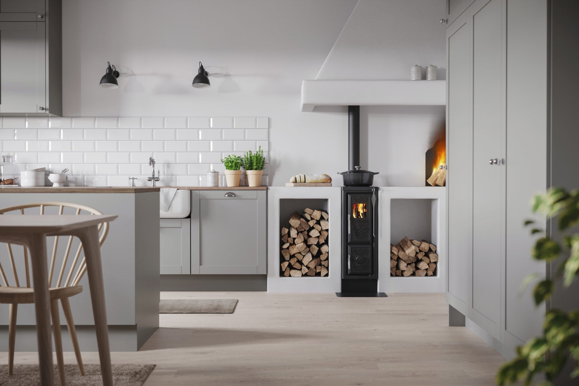 Brændeovn Viking 30