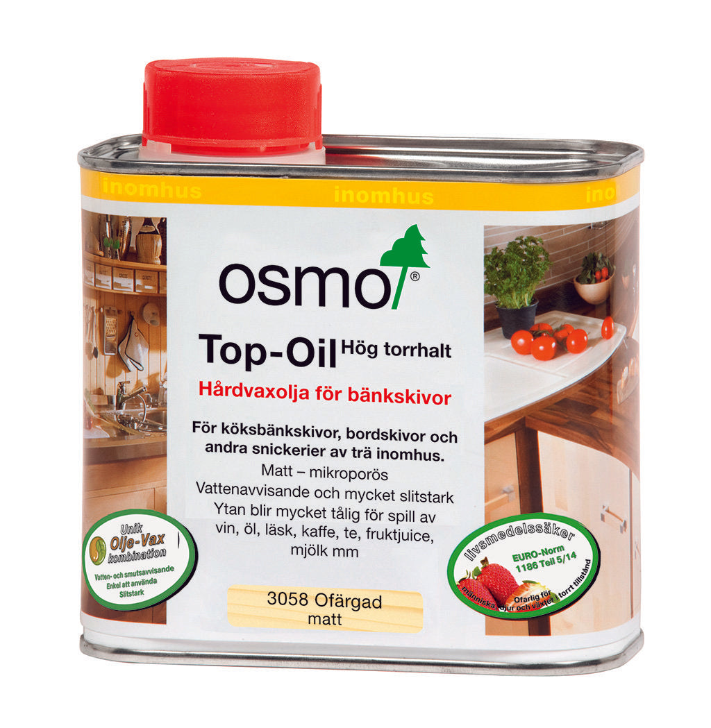 Osmo topolie ufarvet 0.5 liter 3058