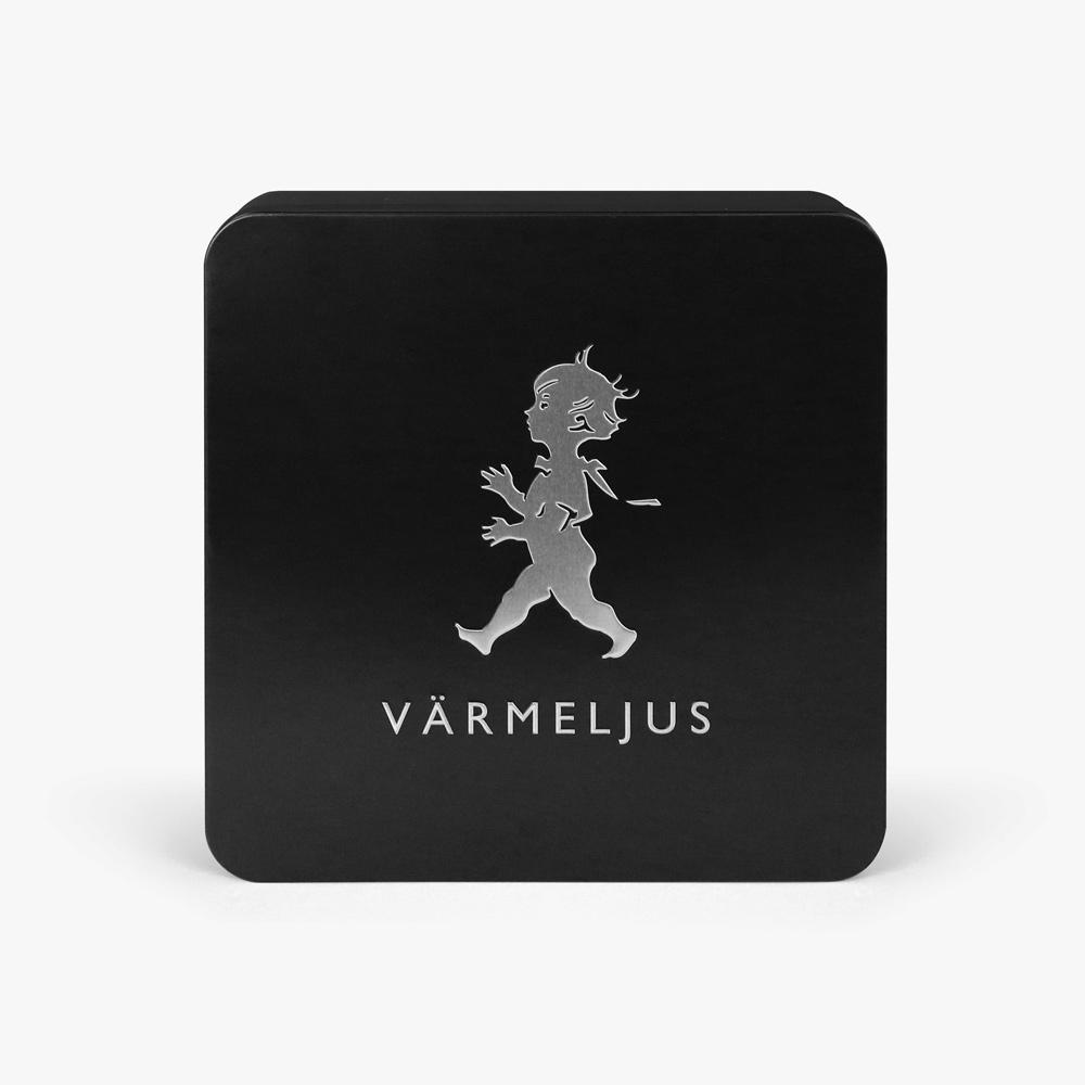 Boks til fyrfadslys Solstickan Sort