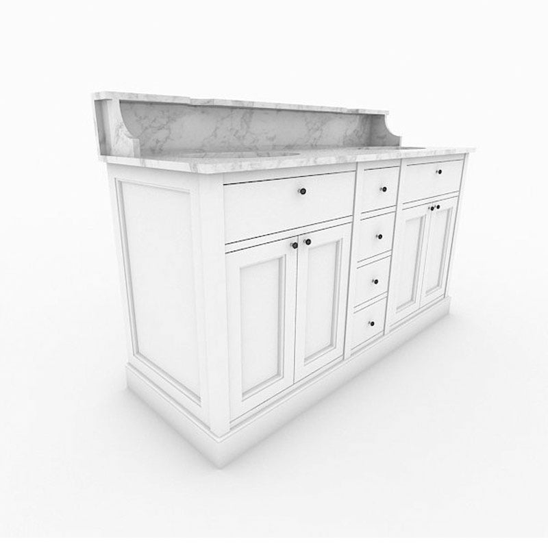 Dobbeltkommode Agnes Antikhvid