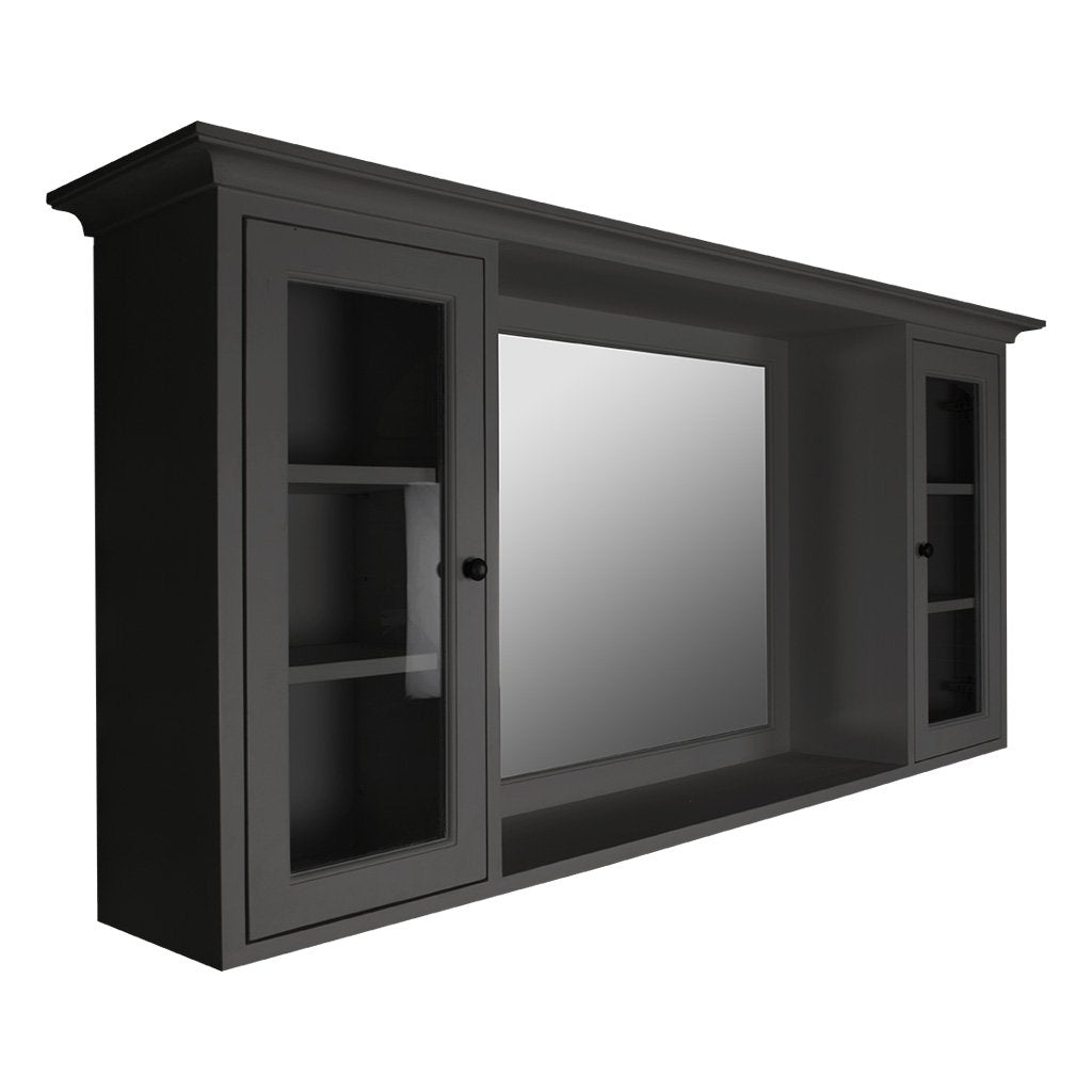 Agnes Vægskab Stort Antracitgrå