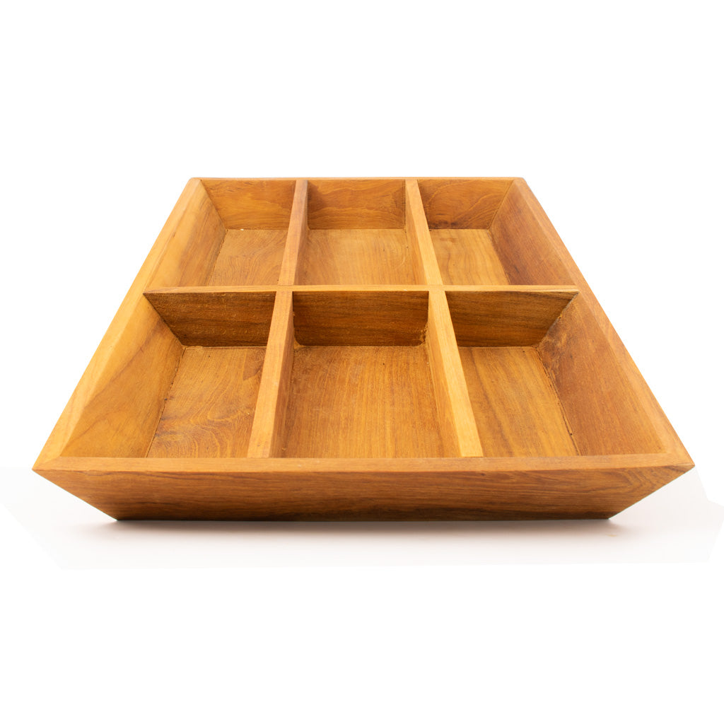 Bestikindsats i teak 310 mm