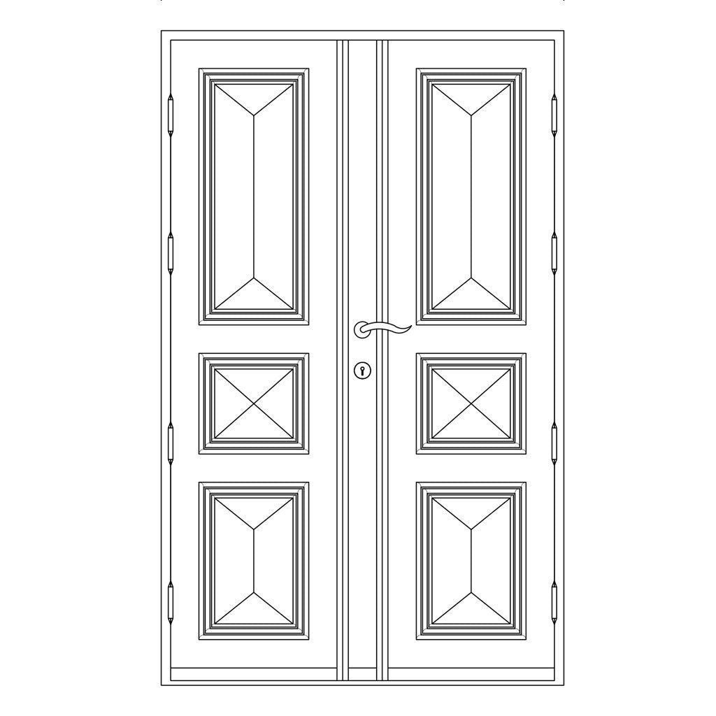 Måttanpassad Brantevik pardörr