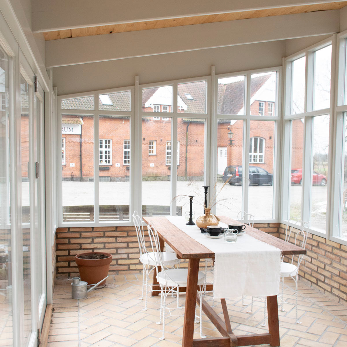 Mursten håndslået peach