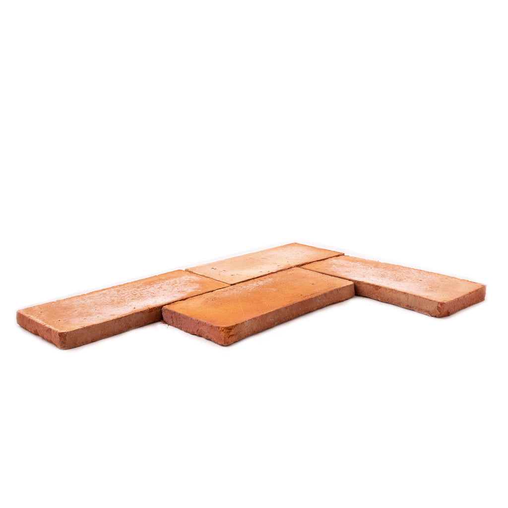 Håndslået gulvflise rød 20 mm