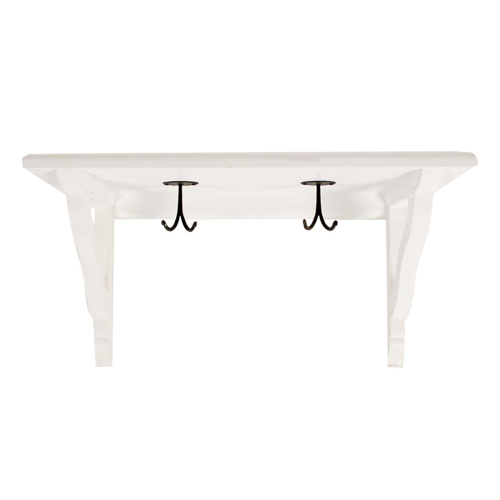 Hattehylde Hvid 600 mm