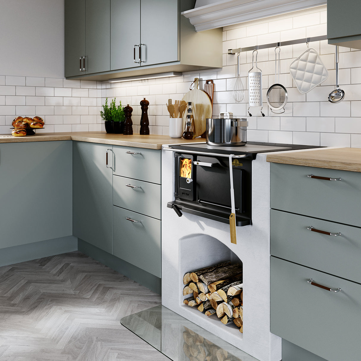 Vedspis JD 227 miljöbild