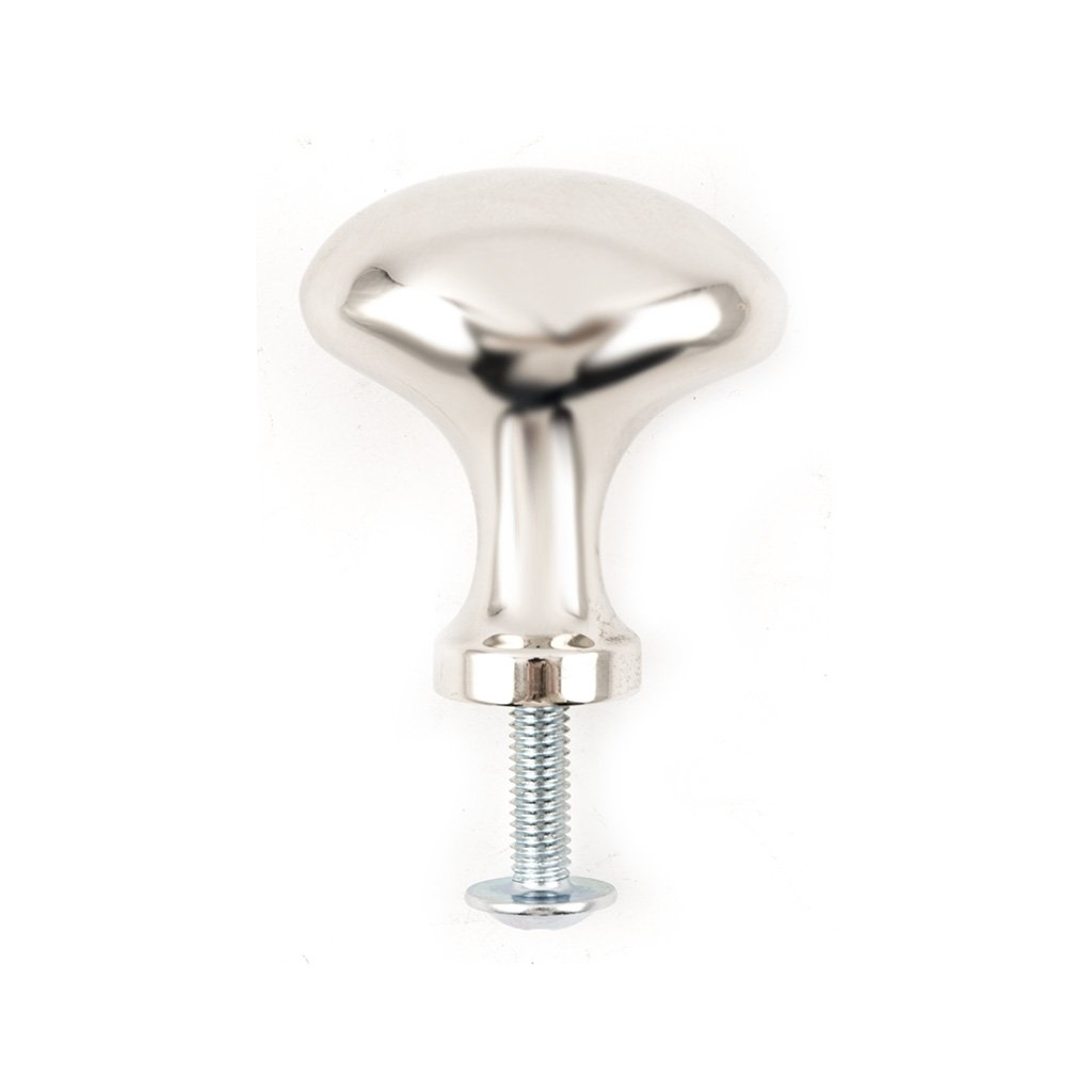 Knop Lille Forniklet Messing