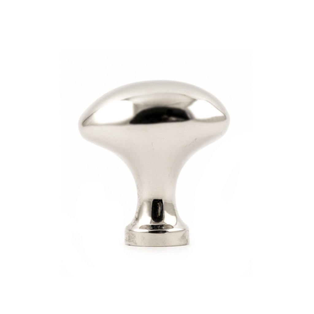 Knop lille forniklet messing