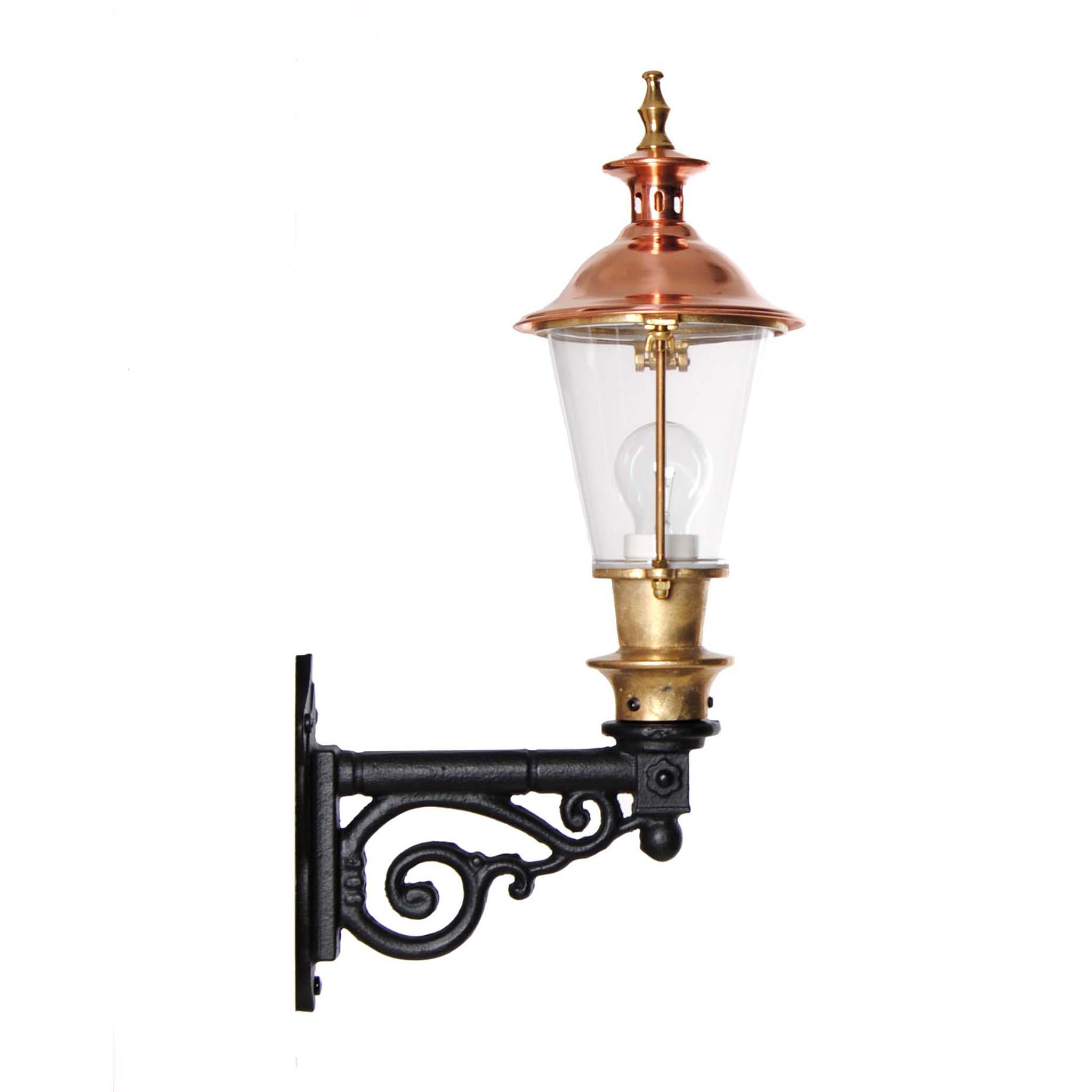 Lykthus koppar litet ornament Kulturbelysning