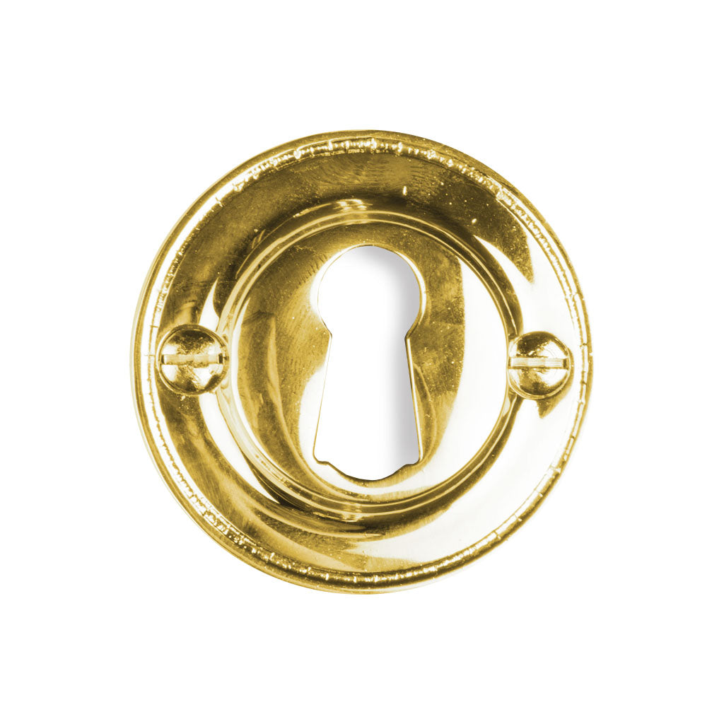 Nøglemærke Perlestribet messing