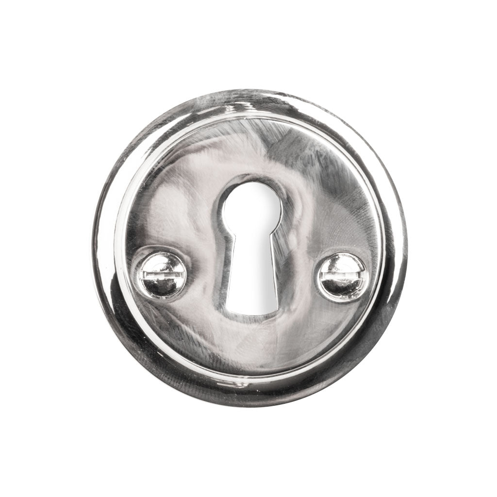 Nøglemærke Valdermarsvik forniklet messing