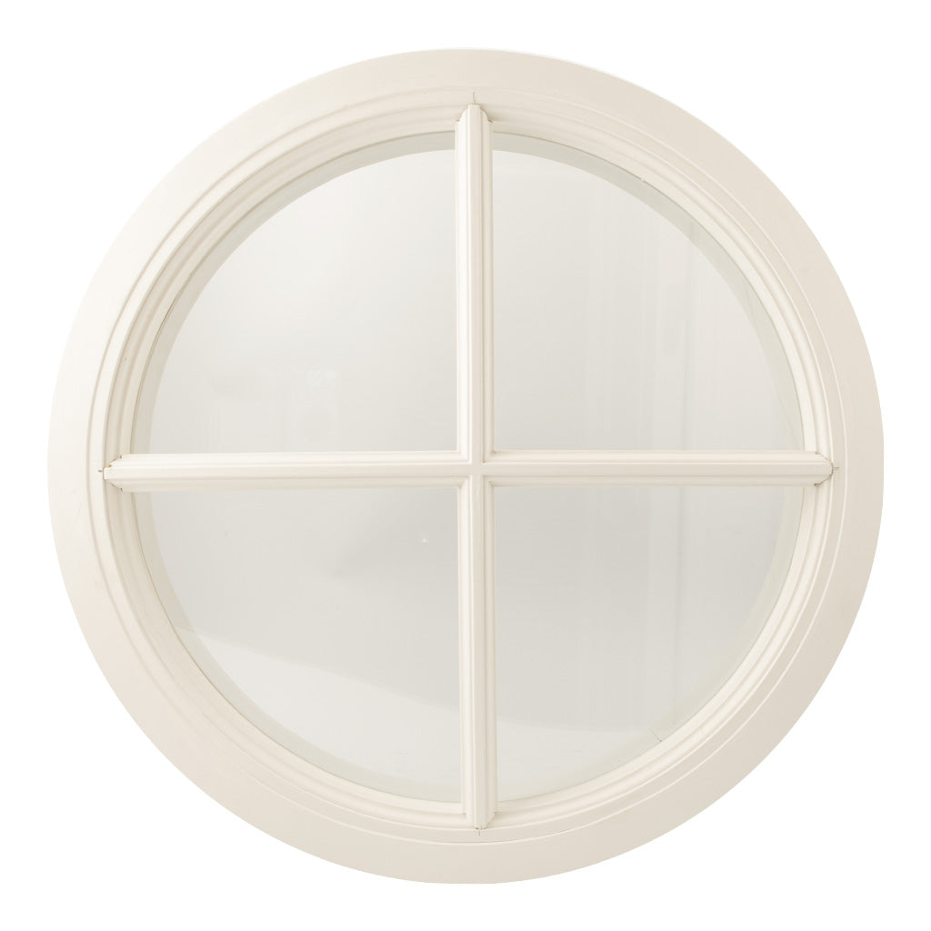 Rundt Vindue Hvidt Ø570 mm Termorude D415