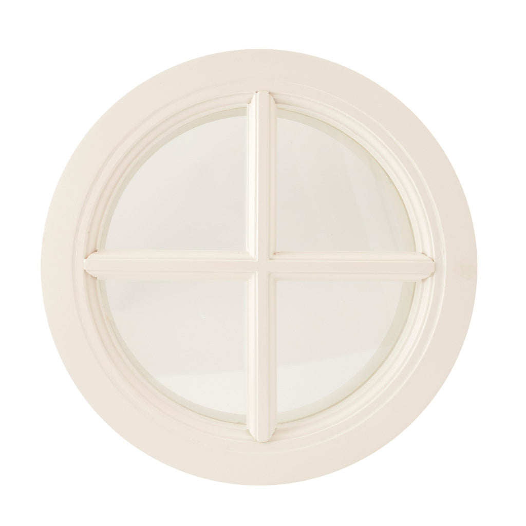 Rundt Vindue Hvidt Ø370 mm Termorude D415