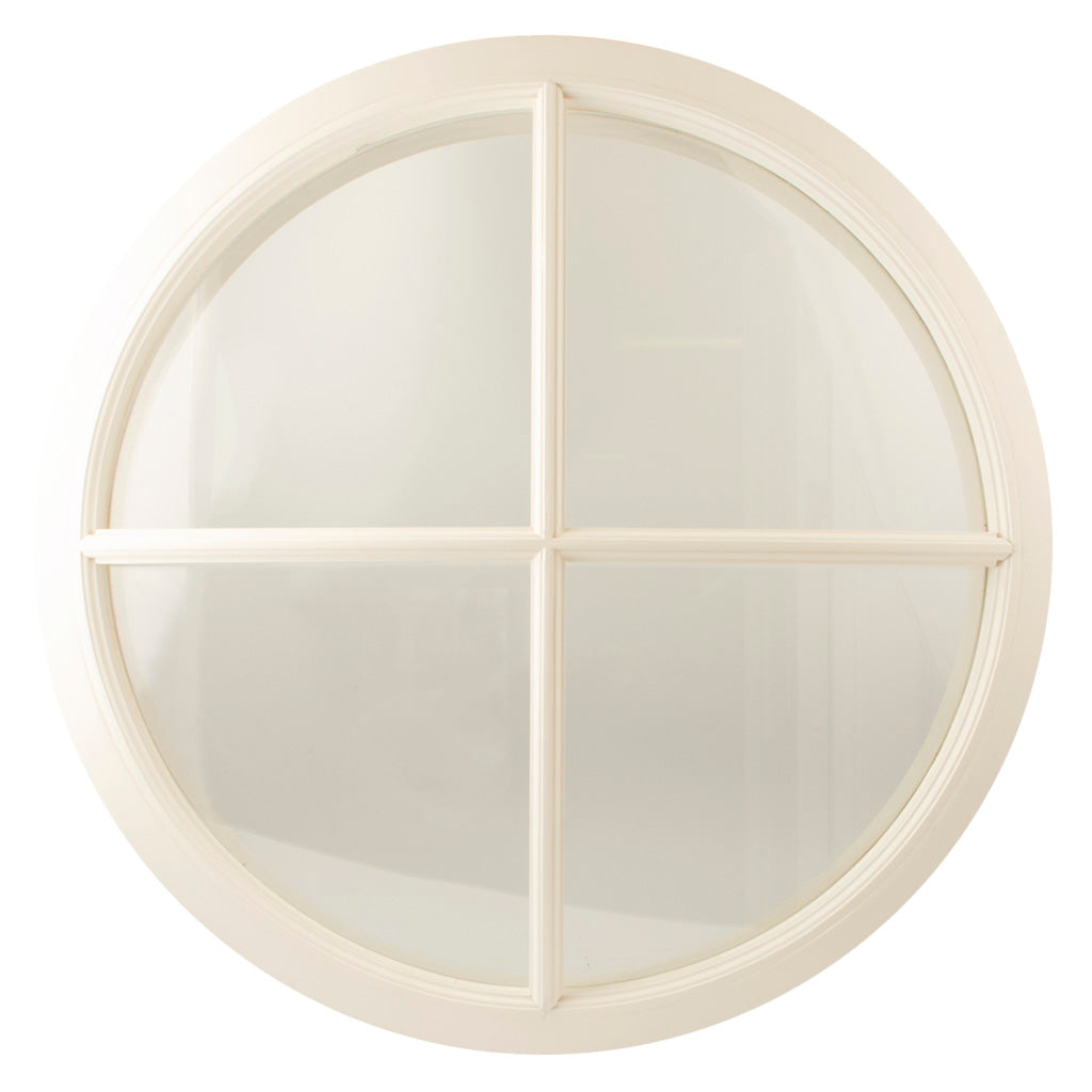 Rundt Vindue Hvidt Ø770 mm Termorude D415