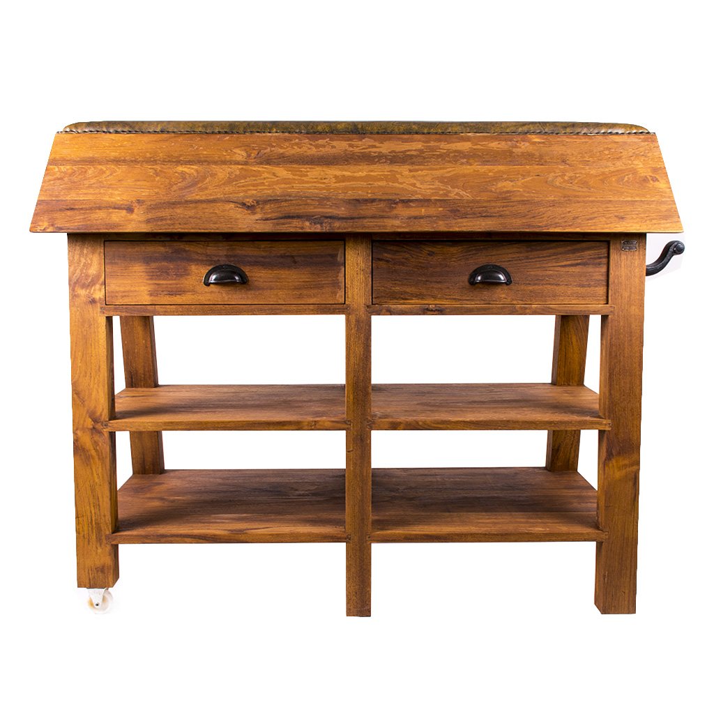 Lotten sadelpind af teaktræ