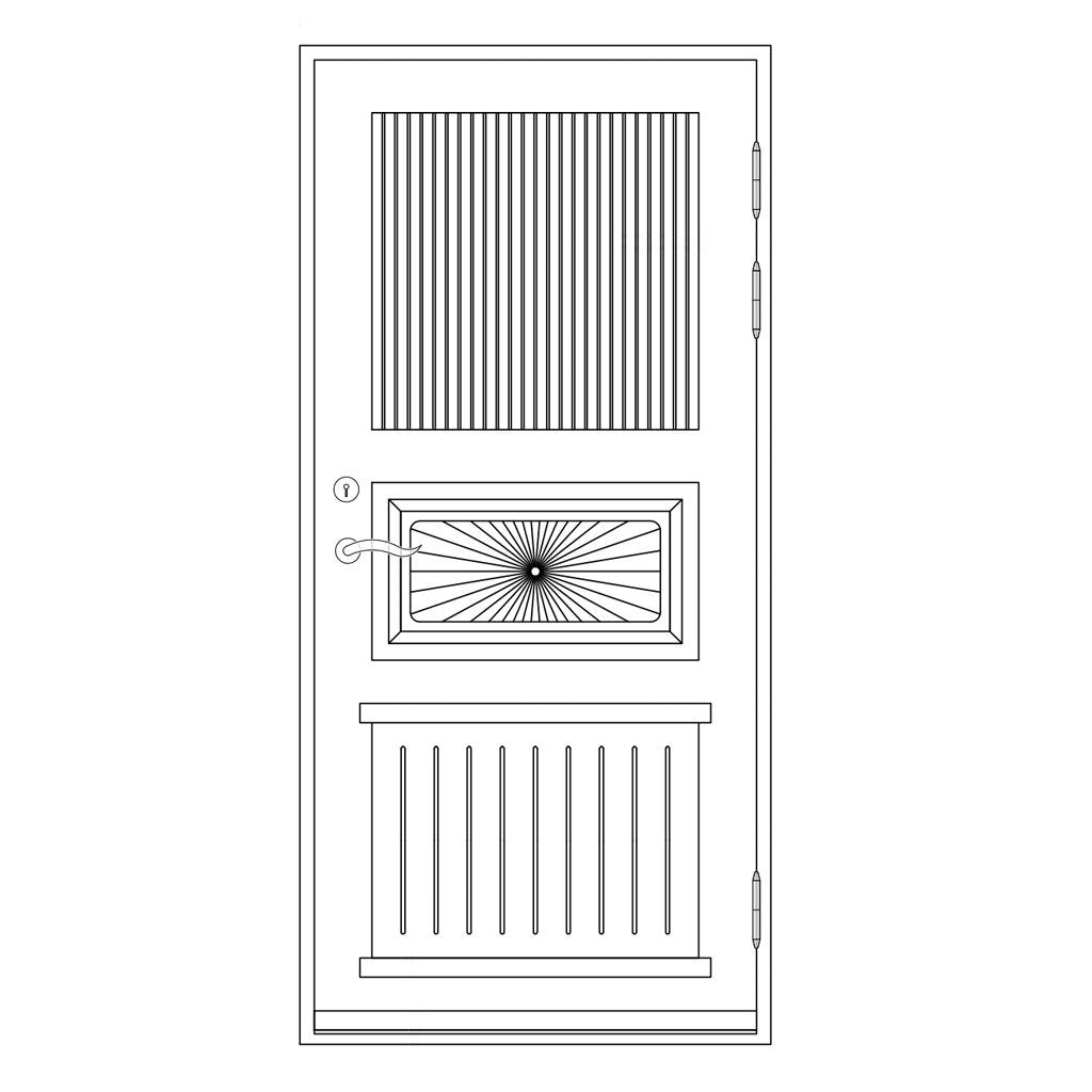 Måttanpassad Simrishamn enkeldörr