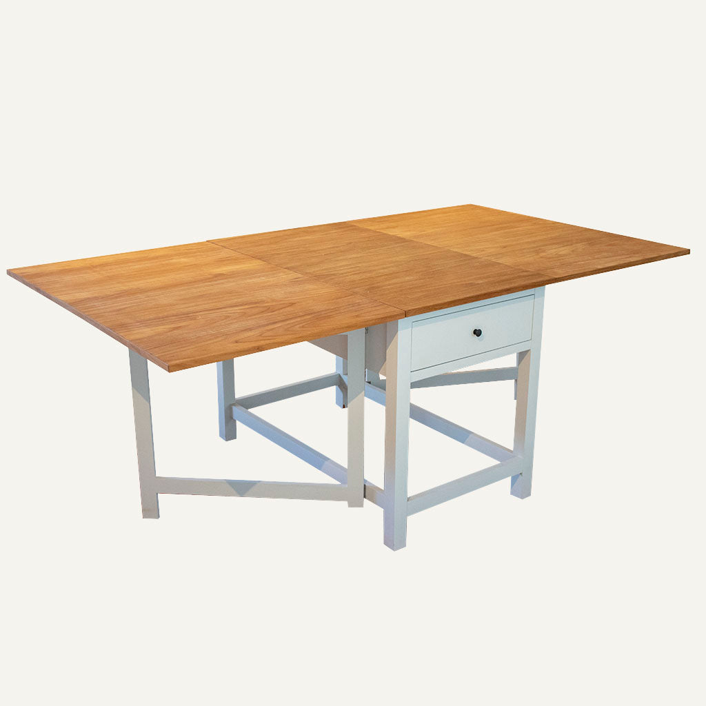 Slagbord teak/løvgrøn Vera