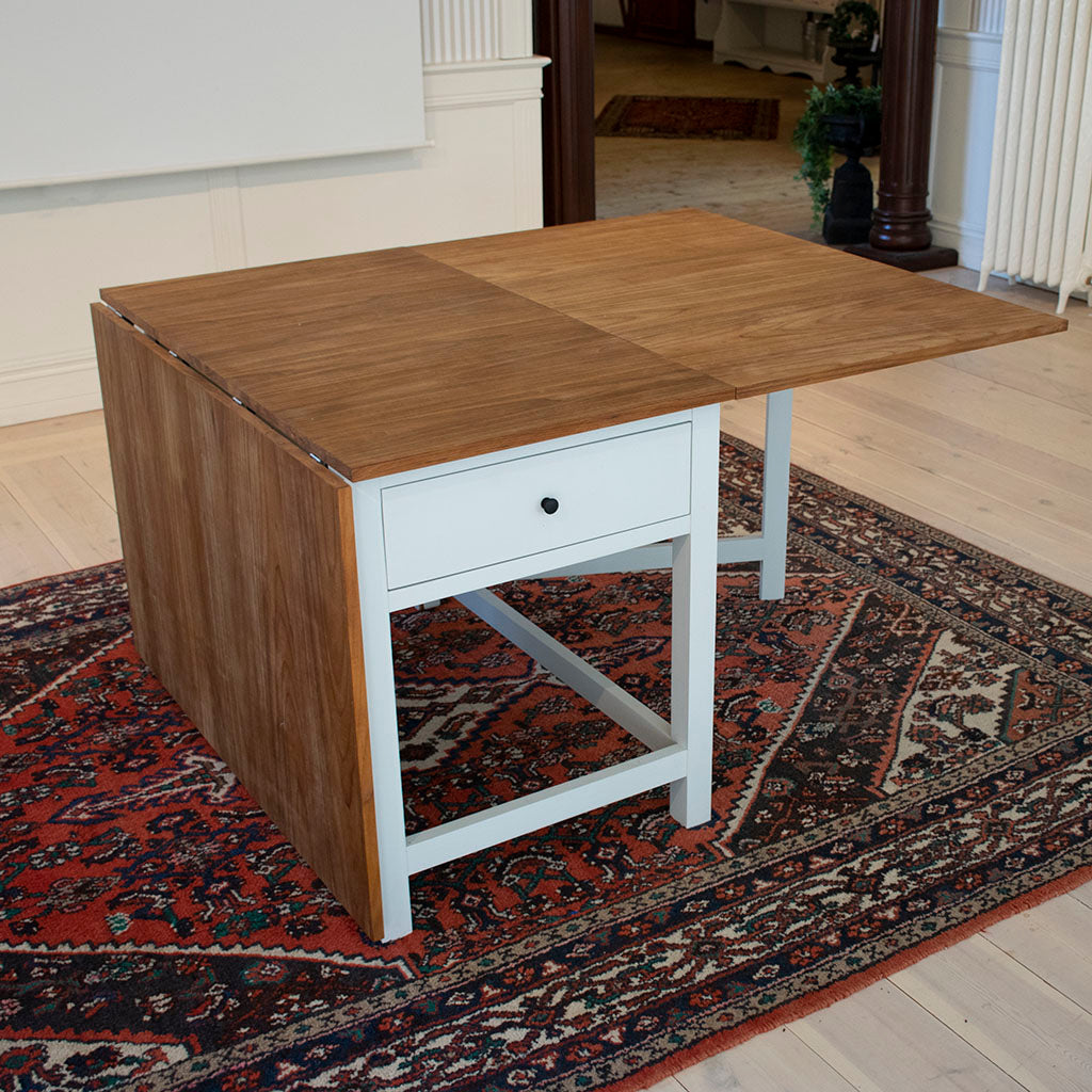 Klapbord teak/lysegrå Vera