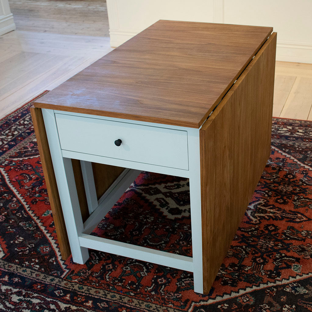 Klapbord teak/lysegrå Vera