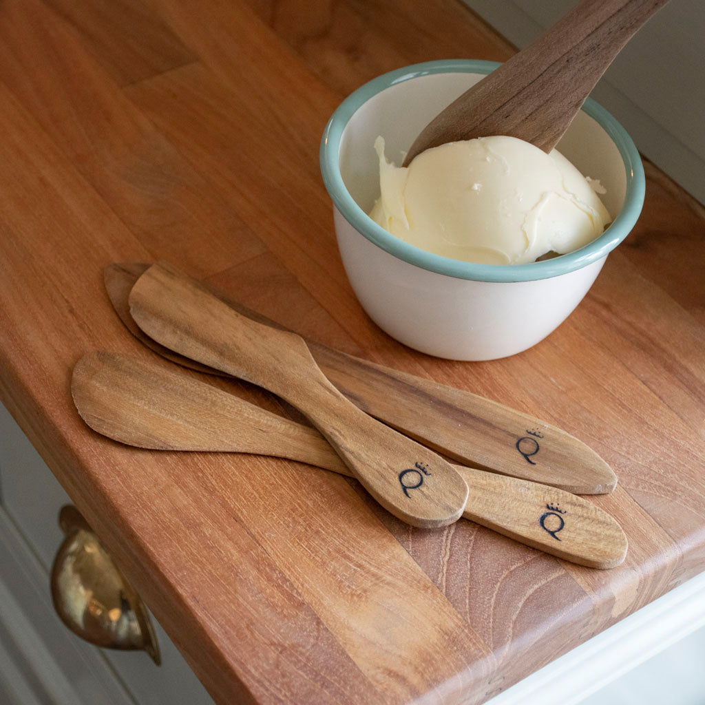 Smörknivar i trä 3-pack