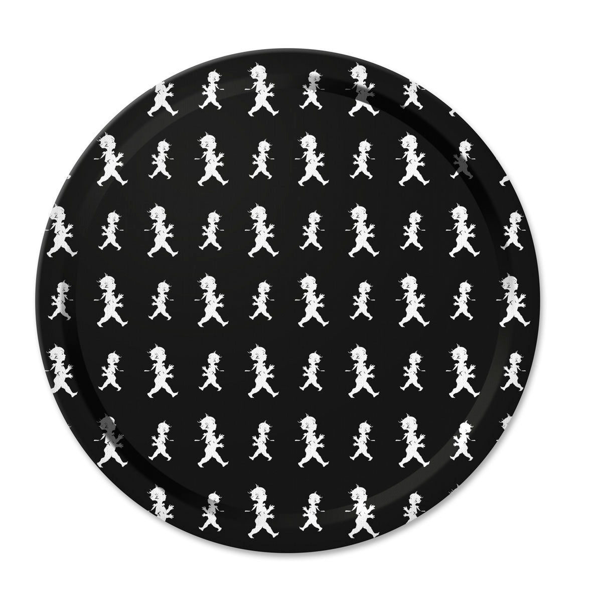 Solstickan bakke sort rund