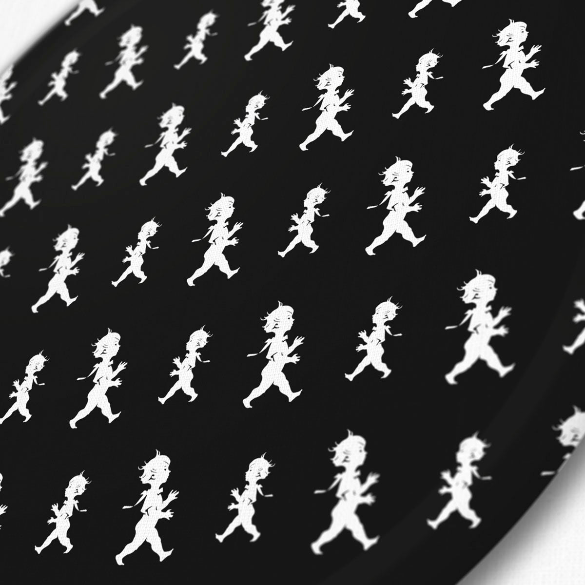 Solstickan bakke sort rund