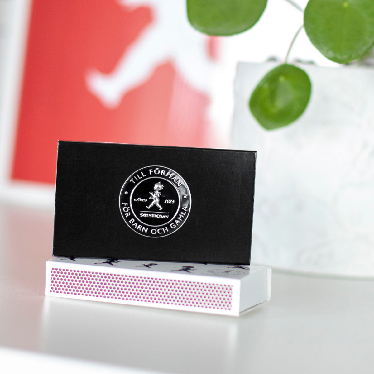 Tændstikker Solstickan Sort Æske