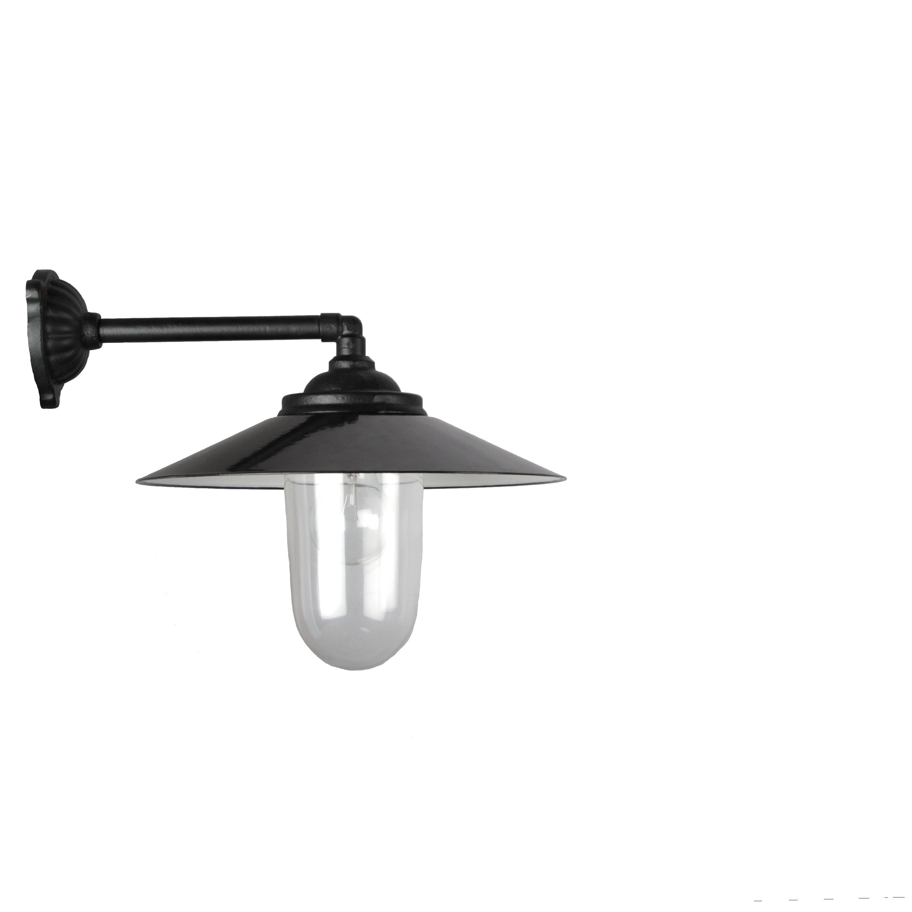 Staldlygte 90 lige 47 cm Sort Kulturbelysning