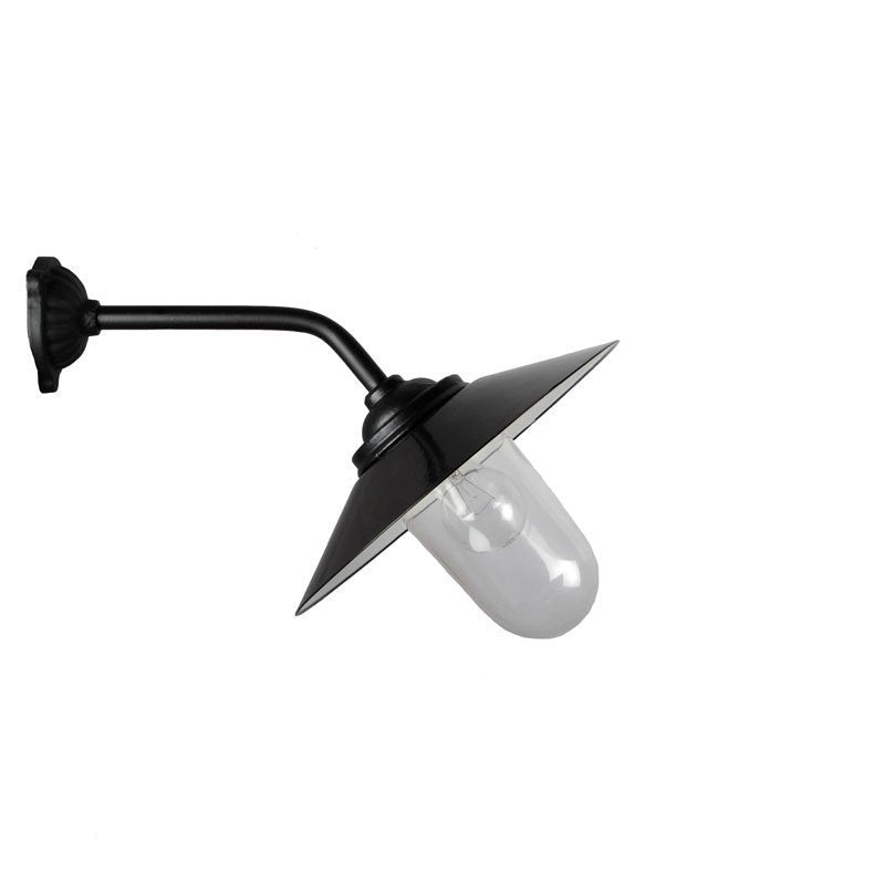 Staldlygte 45 Lige Kort Sort Kulturbelysning