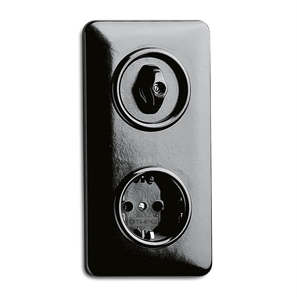 Dækring Sort Bakelit