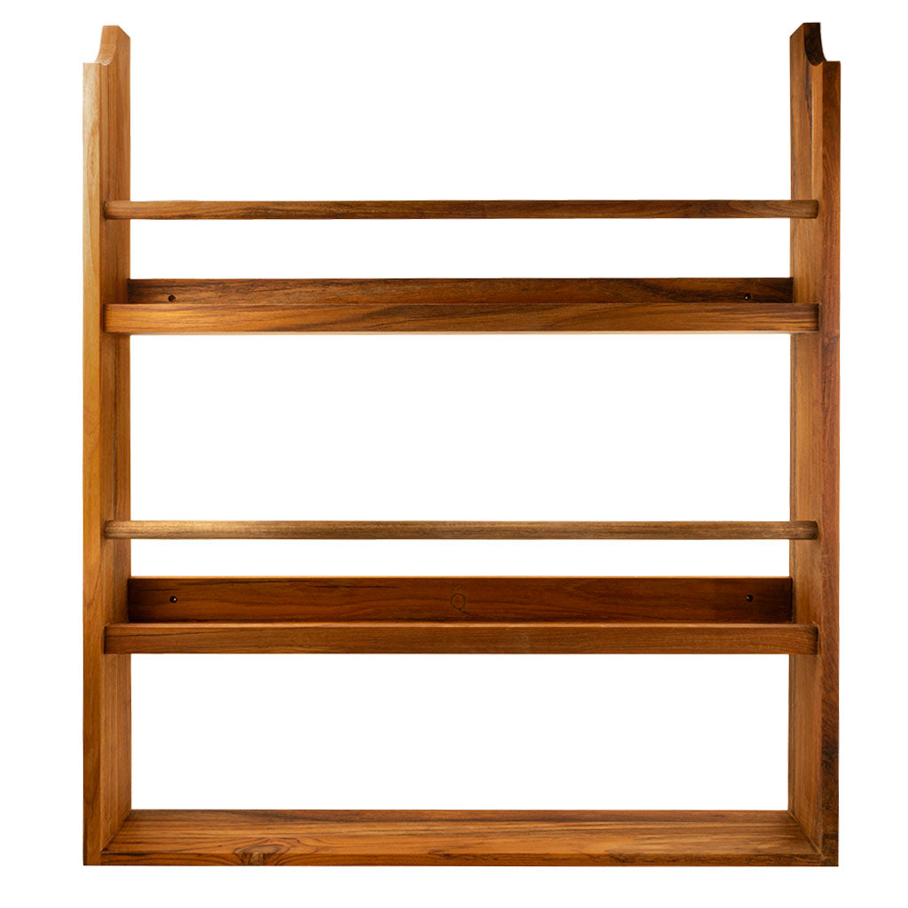 Tallrikshylla Ella i teak