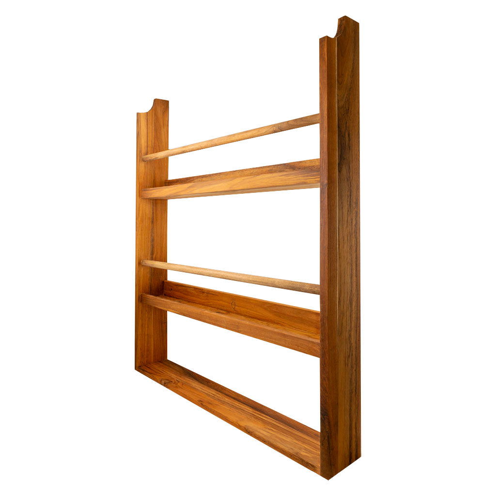 Tallrikshylla Ella i teak