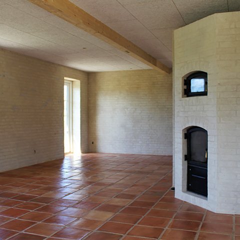 Terracotta gulv 280x280 mm