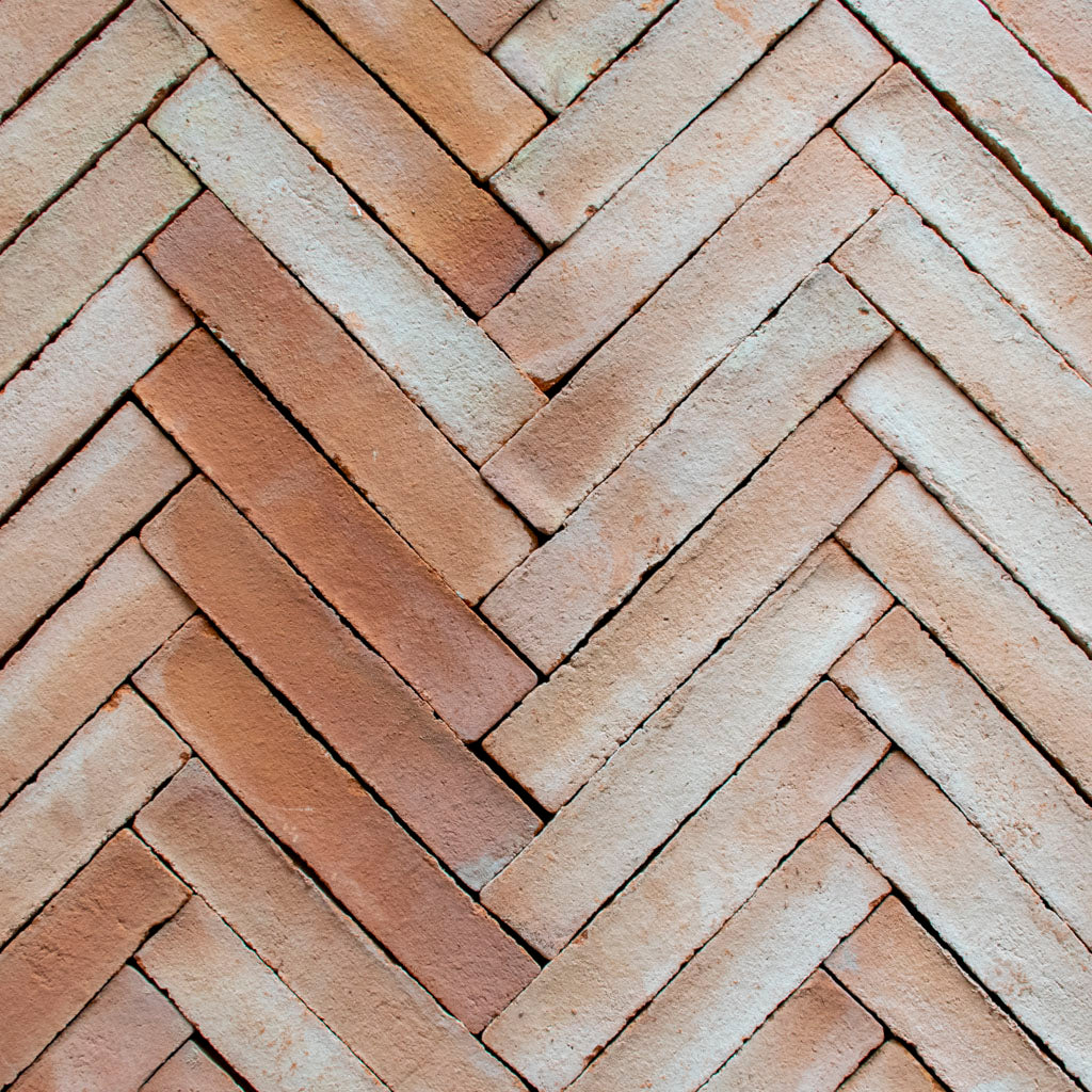 Belægningstegl sildeben rød