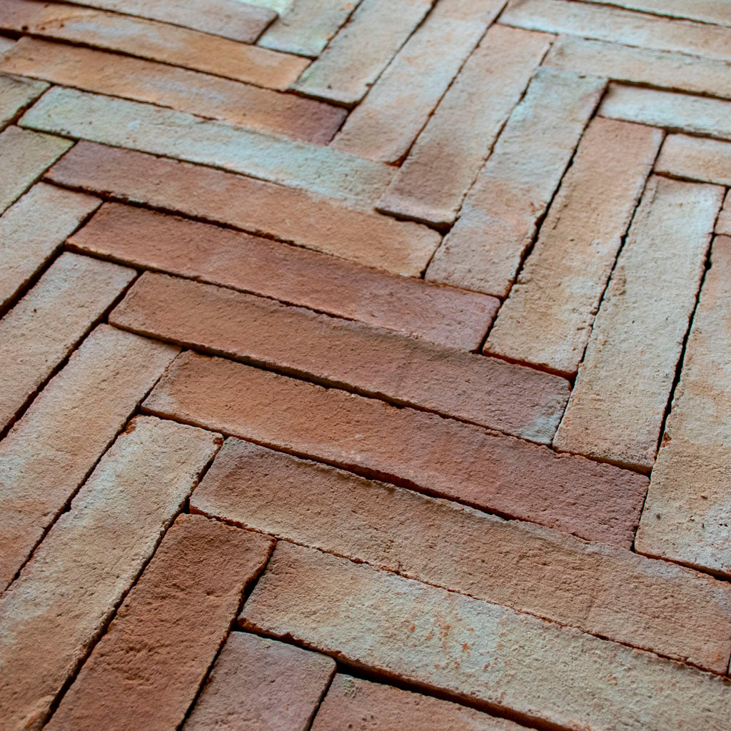 Belægningstegl sildeben rød